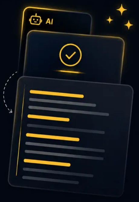 AI-generated notes preview